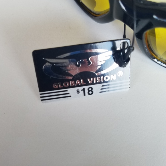 Motorcyle Glasses yellow free Foreign currency with purchase while supplies last - Picture 3 of 16